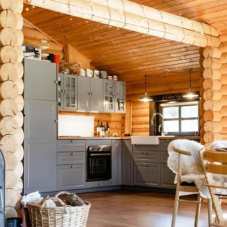 Authentic Log House Amid Evergreens In Vendsyssel * Fjerritslev