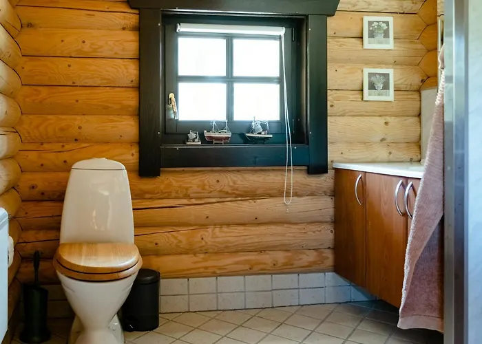 Authentic Log House Amid Evergreens In Vendsyssel * Fjerritslev